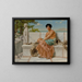 Träumerei - John William Godward — gerahmtes Bild an der Wand