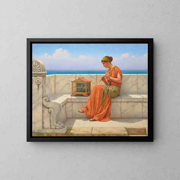 Chansons sans paroles - John William Godward — gerahmtes Bild an der Wand