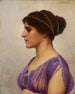 Studie einer klassischen Schönheit - John William Godward — Ansicht des Kunstwerks