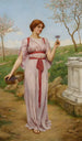 Le Petit Bouquet - John William Godward — Ansicht des Kunstwerks