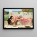 Wenn das Herz jung ist - John William Godward — gerahmtes Bild an der Wand