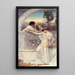 Ja oder Nein - John William Godward — gerahmtes Bild an der Wand