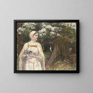 Matilda - John William Waterhouse — gerahmtes Bild an der Wand