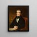 Selbstporträt - John Wood — gerahmtes Bild an der Wand