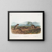 Arvicola de Townsend, Arvicola à nez pointu, Ratte des rives - John Woodhouse Audubon — gerahmtes Bild an der Wand