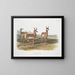 Antilope américaine, mâle et femelle - John Woodhouse Audubon — gerahmtes Bild an der Wand
