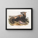Kreuzfuchs Amerikanisch - John Woodhouse Audubon — gerahmtes Bild an der Wand