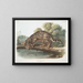 Ozelot oder Leopardenkatze männlich - John Woodhouse Audubon — gerahmtes Bild an der Wand