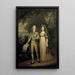 Gustave IV Adolphe 1778-1837 König von Schweden und Frédérique Dorothée Wilhelmine 1781-1826 Prinzessin von Baden Königin von Schweden - Jonas Forsslund — gerahmtes Bild an der Wand