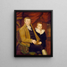 Vater und Sohn - Jonathan Budington — gerahmtes Bild an der Wand