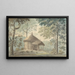 Ein rustikales Sommerpavillon - Jonathan Fisher — gerahmtes Bild an der Wand