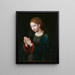 Die Jungfrau im Gebet - Joos van Cleve — gerahmtes Bild an der Wand