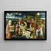 Triptychon mit der Klage - Joos van Cleve — gerahmtes Bild an der Wand