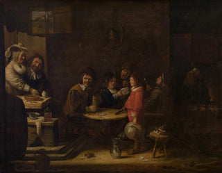 Fünf Sinne - Joos van Craesbeeck — Ansicht des Kunstwerks