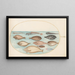 Planche 33 Sole et autres poissons plats avec poisson ruban - Joris Hoefnagel — gerahmtes Bild an der Wand