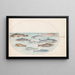 Planche 41, Corégone und andere Fische - Joris Hoefnagel — gerahmtes Bild an der Wand