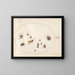 Platine 72: Schildläuse, Zimtwanze, Wespe und andere Insekten - Joris Hoefnagel — gerahmtes Bild an der Wand