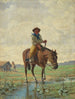 Ein Cowboy - José Bouchet — Ansicht des Kunstwerks