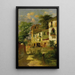 Maisons espagnoles - José María Jardines — gerahmtes Bild an der Wand