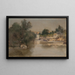 Ufer des Guadaira - José Pinelo Llull — gerahmtes Bild an der Wand