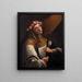 Sainte Rose de Lima - José del Pozo — gerahmtes Bild an der Wand
