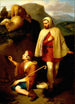 Giotto und Cimabue - José María Obregón — Ansicht des Kunstwerks