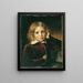 Portrait eines Jungen - Josef Bayer — gerahmtes Bild an der Wand