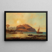 Ansicht der Bucht von Palermo mit dem Monte Pellegrino - Josef Carl Berthold Püttner — gerahmtes Bild an der Wand