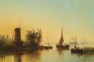 Josef Carl Berthold Pttner - Mndung der Maas.webp