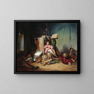 Josef Danhauser - A Child on a Drum.webp