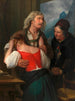 La confession - Josef Danhauser — Ansicht des Kunstwerks