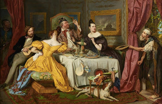 Josef Danhauser - Der reiche Prasser.webp