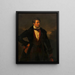 Franz Danhauser Gemälde, der jüngere Bruder des Künstlers - Josef Danhauser — gerahmtes Bild an der Wand