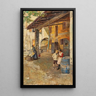 Josef Eugen Hrwarter - Kohlenhof in Grz Vendita Carbone.webp