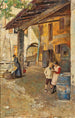 Kohlenlager in Grz Verkauf von Kohle - Josef Eugen Hörwarter — Ansicht des Kunstwerks