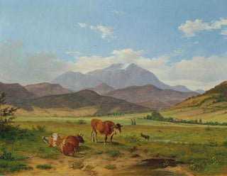 Landschaft mit Schneeberg - Josef Feid — Ansicht des Kunstwerks