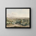 Ansicht von Wien vom Döbling aus - Josef Gerstmeyer — gerahmtes Bild an der Wand