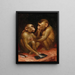 Monkey Business - Josef Heimerl — gerahmtes Bild an der Wand