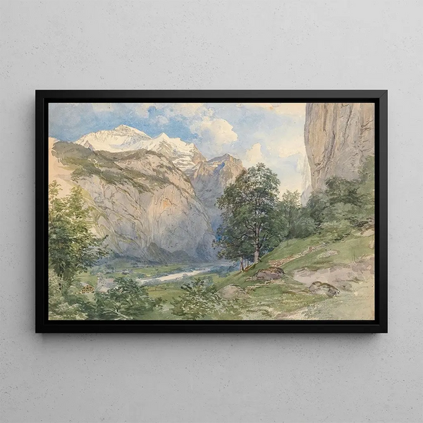 Josef Hger - The Lauterbrunnen valley with Jungfrau.webp