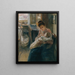 Junge Mutter - Josef Jungwirth — gerahmtes Bild an der Wand