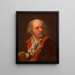 Franz Carl Brockmann Schauspieler - Josef Lange — gerahmtes Bild an der Wand