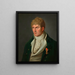 Heinrich Josef Collin Dichter - Josef Lange — gerahmtes Bild an der Wand