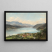 Wörthersee Ansicht von Pörtschach nach Velden - Josef Langl — gerahmtes Bild an der Wand