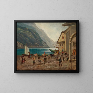 Josef Mayr - On the Shore of Lake Knigssee near Berchtesgaden.webp