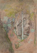 Landschaft mit Bäumen am Hruboskalsko - Josef Mánes — Ansicht des Kunstwerks