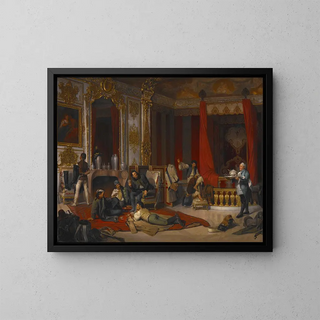 Josef Munsch - A Military Bivouac in a Royal Palace.webp
