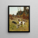Erfolgreiche Jagd - Josef Schmitzberger — gerahmtes Bild an der Wand