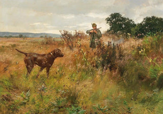 Josef Schmitzberger - Vorstehhund und Jger.webp