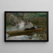 Dame in einem Boot - Josef Schusser — gerahmtes Bild an der Wand