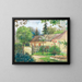 Vue de jardin - Josef Wawra — gerahmtes Bild an der Wand